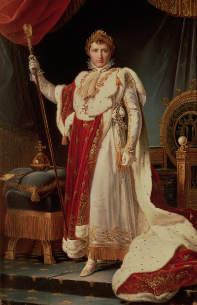 Napoleon in Krönungsroben, ca. 1804 von Baron François Pascal Simon Gérard